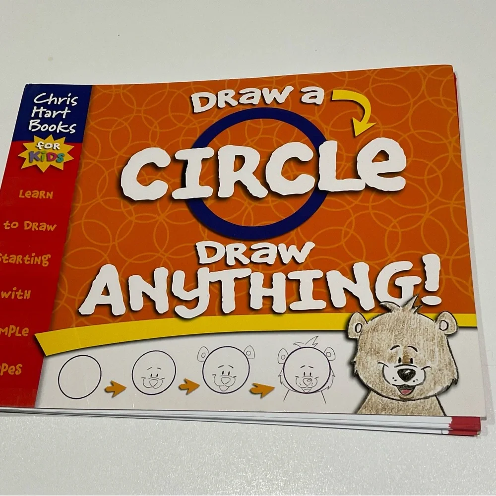 🌼Set of 3 Learn to Draw Anything by Chris Hart, Each 64 pages